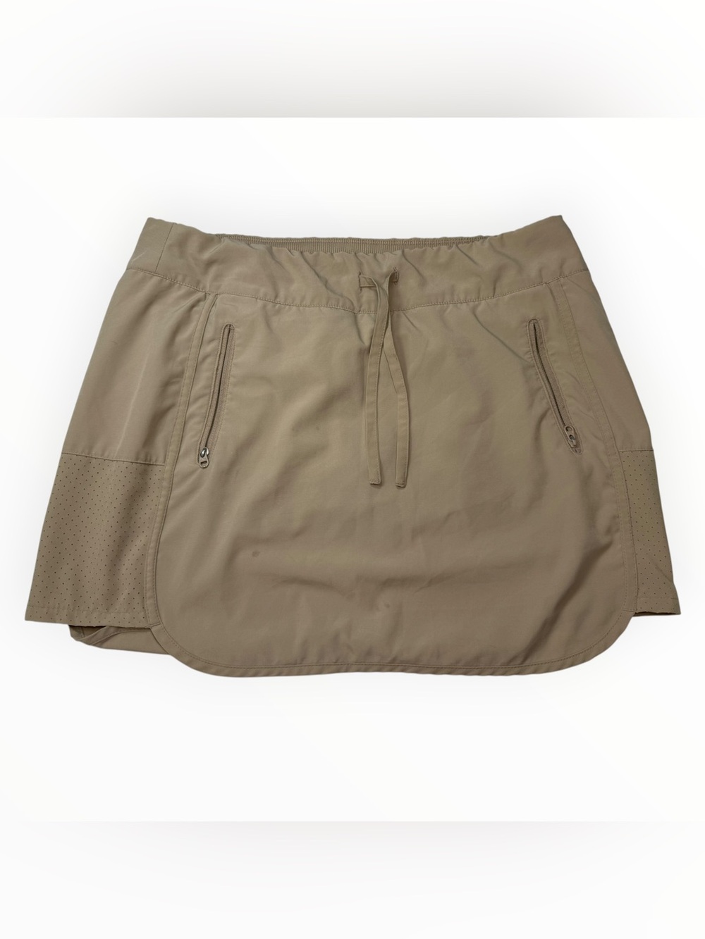 Magellan Outdoors Taupe Drawstring Active Skort